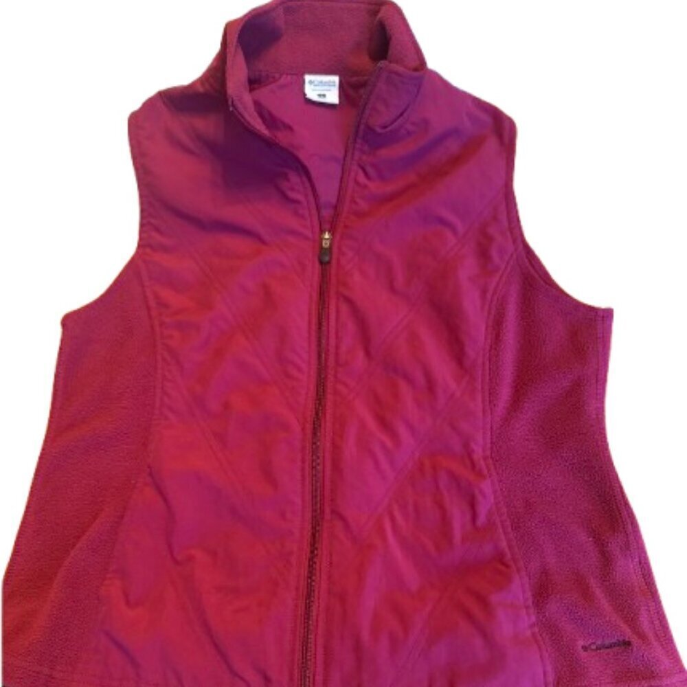 Columbia vest women's size L - Magenta color